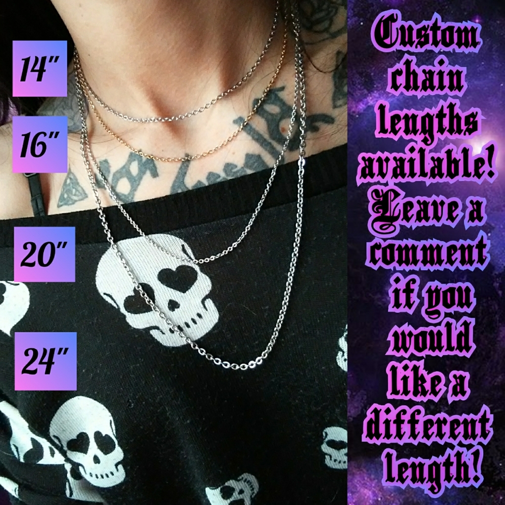 🌙💜 Amethyst Stone Necklace Crystal Point Healing Jewelry Witchy - Picture 11 of 16